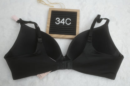 Victoria's Secret So Obsessed Black Padded No-wire Multiway Wireless T-shirt Bra: 34C NEW