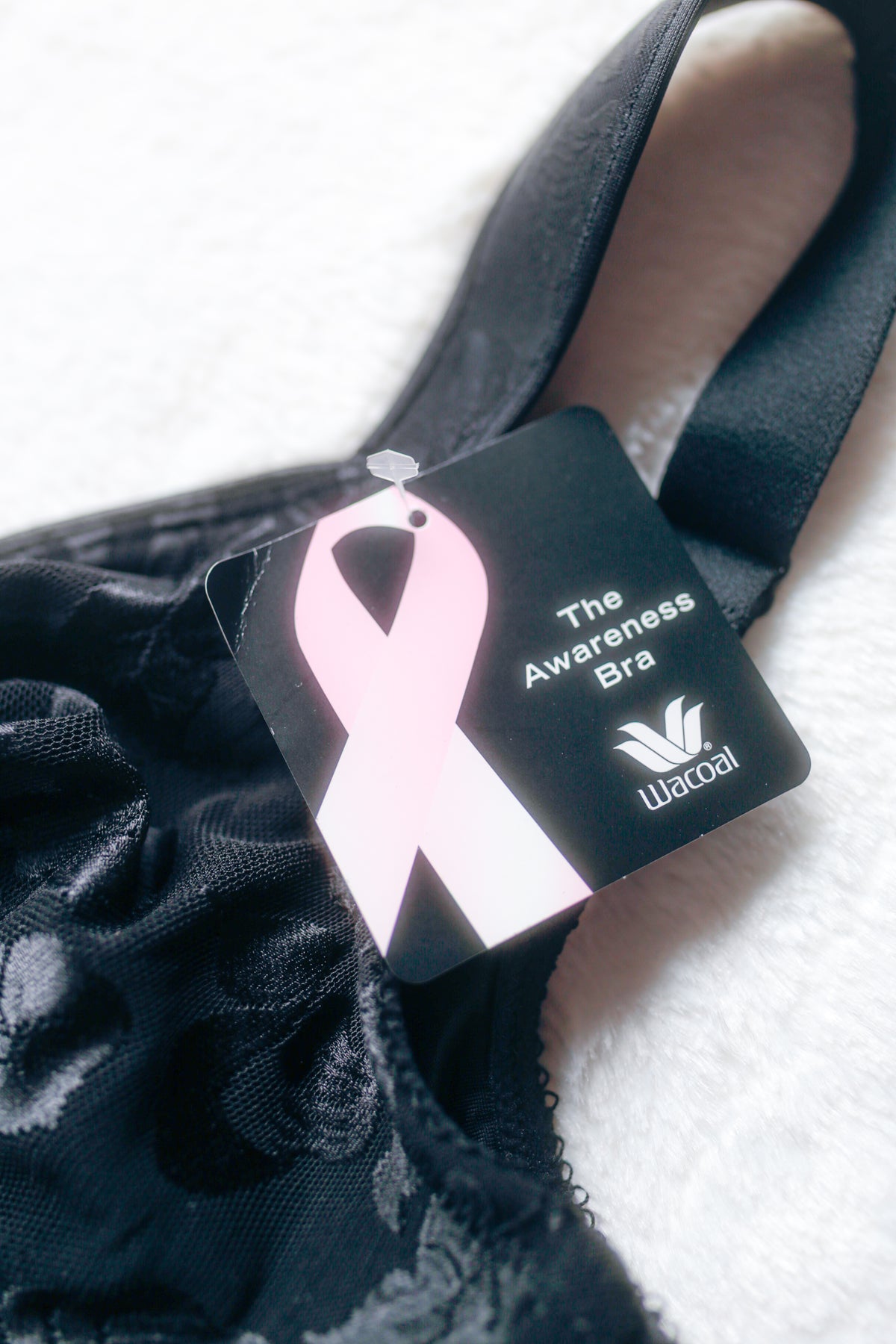 Wacoal Awareness 85567 Underwire Full Coverage Bra Black US 36H UK 36FF NEW