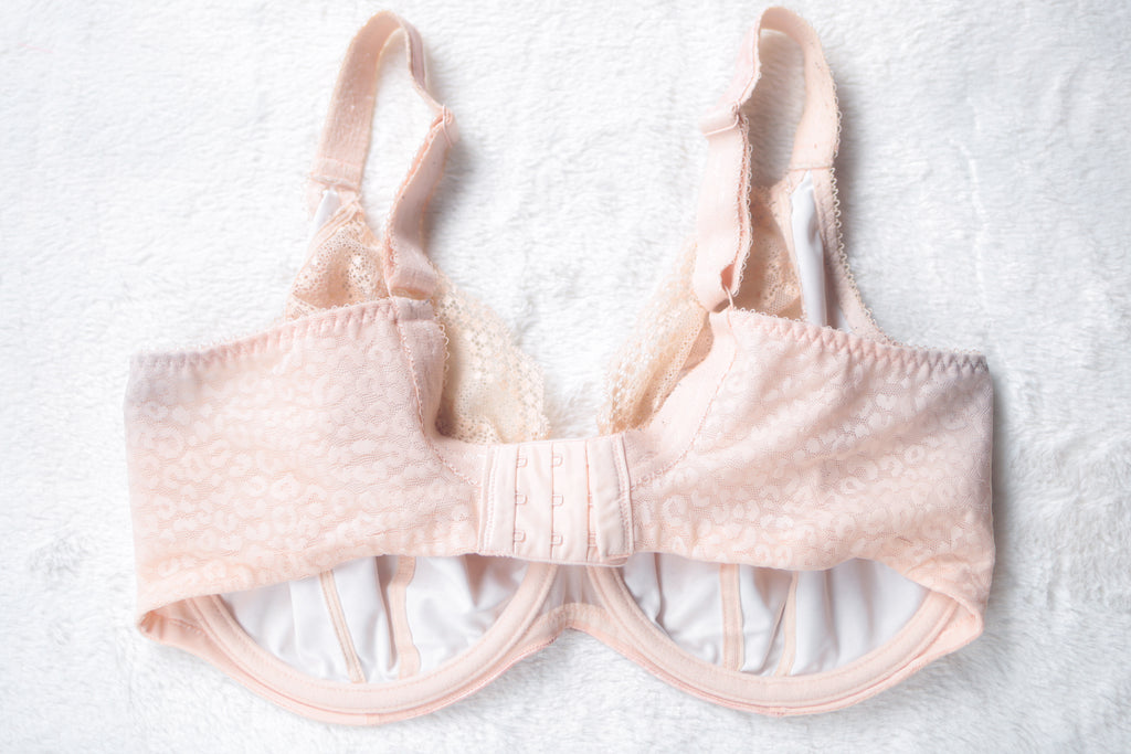 Elomi EL4490 Lucie Underwire Stretch Plunge Unlined Full Coverage Bra US 36I UK 36GG Pink