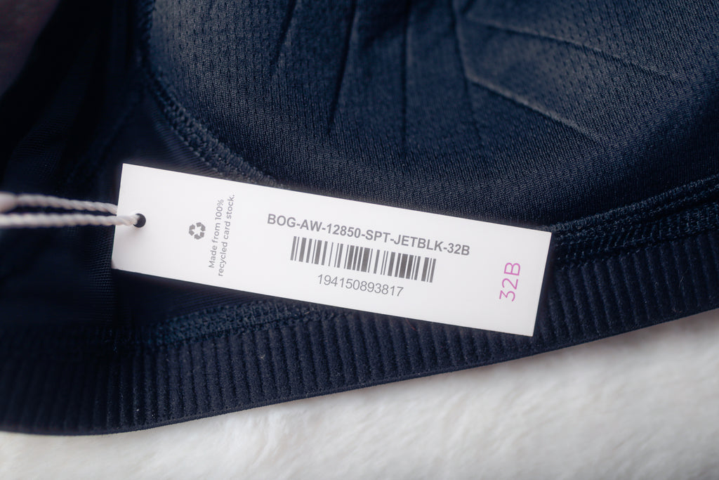 Adore Me Brylee 32B High Impact Wireless Encapsulating Sports Bra Black NEW