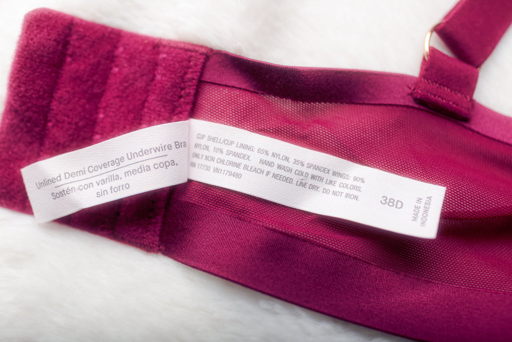 Auden 38D Unlined Sheer Mesh Demi Underwire Seamless Breathable Bra Purple NEW