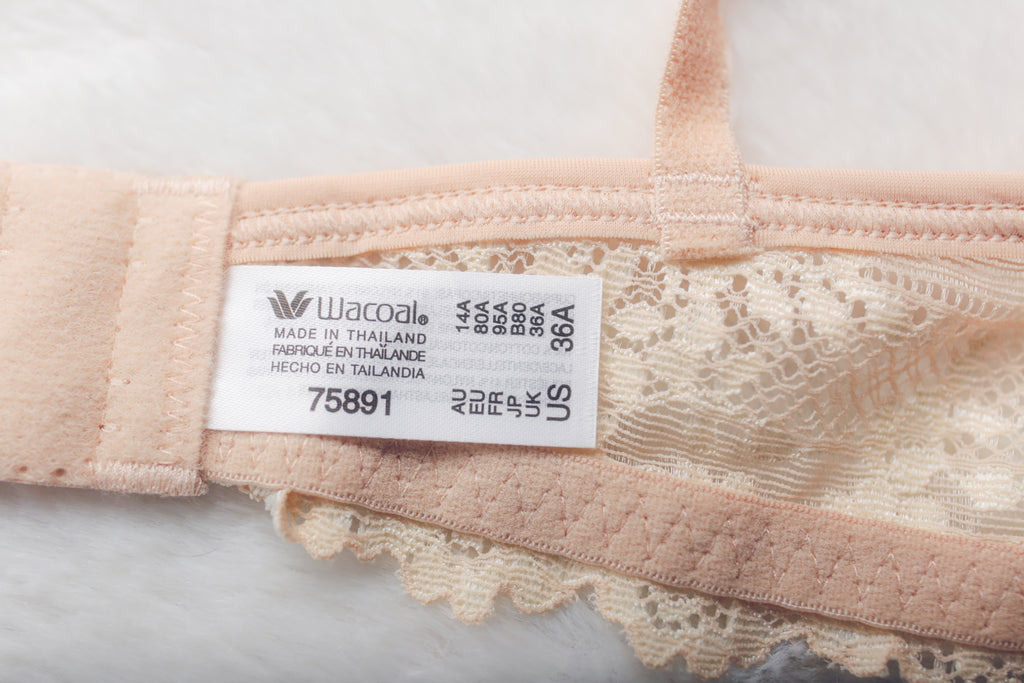 Wacoal 36A Embrace Lace 75891 Molded Underwire T-shirt Bra Beige NEW