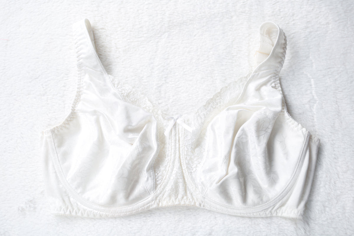 Playtex Secrets 4422 Vintage Signature Underwire Unlined Full Coverage Bra 36DD White