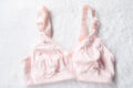 Bali 3036 Retro Cotton Double Support Unlined Full Coverage Wireless Bra 34C Pink