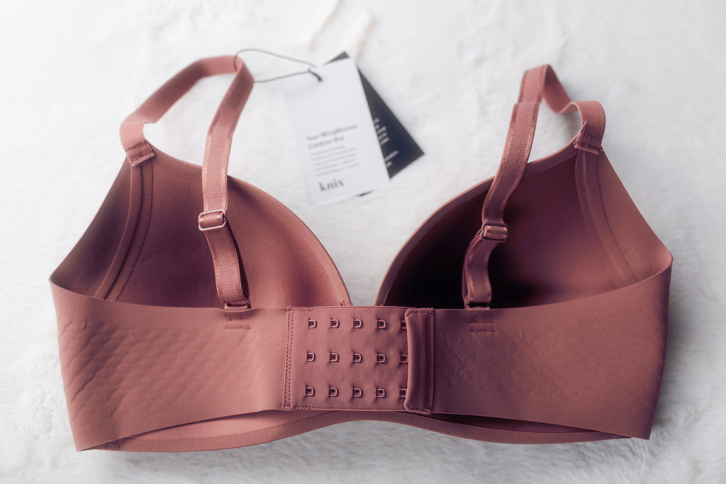 Knix 34C WingWoman Seamless Wireless Contour T-shirt Bra Brown NEW