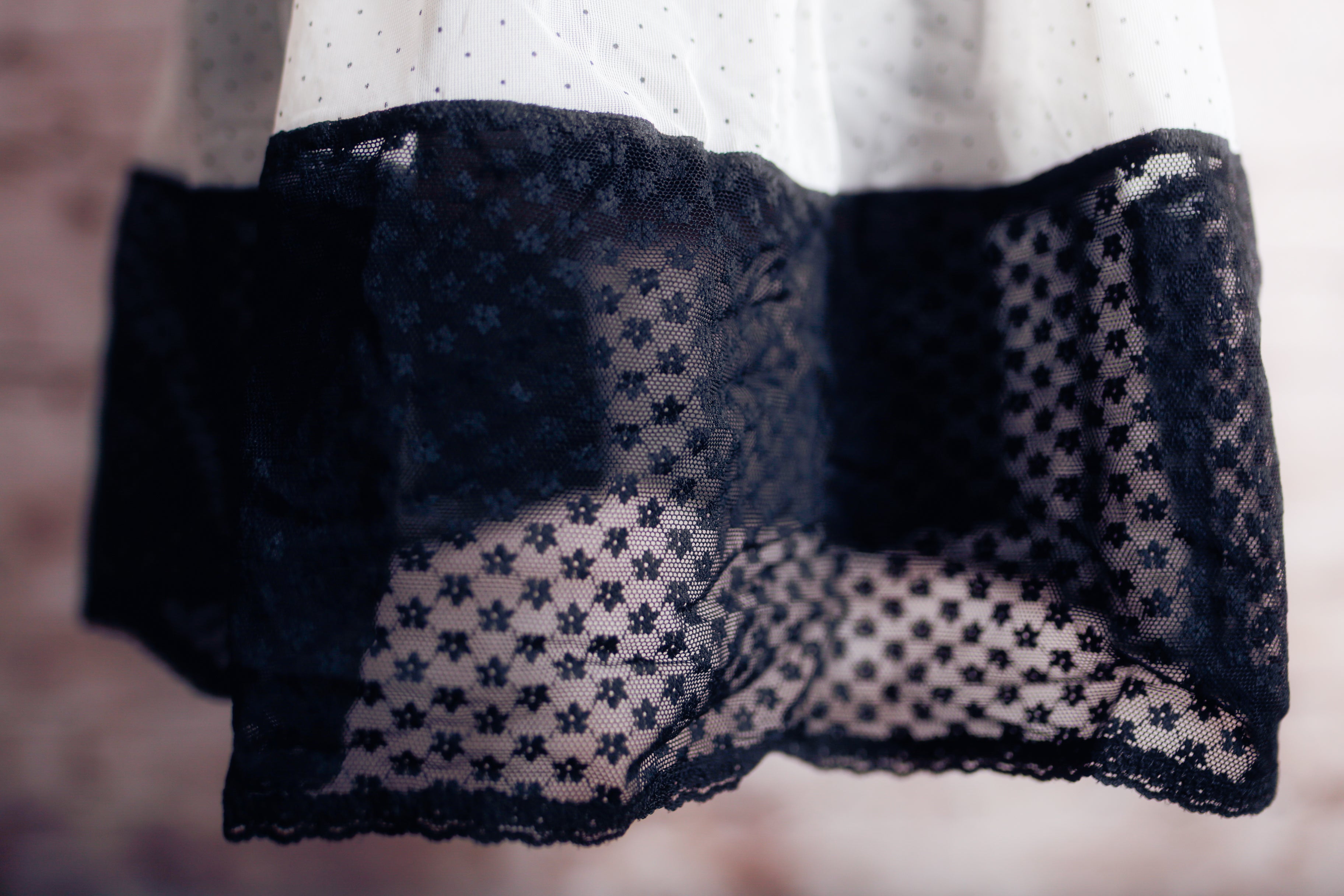 Victoria's Secret French Maid Sheer Mesh Babydoll Chemise Medium NEW