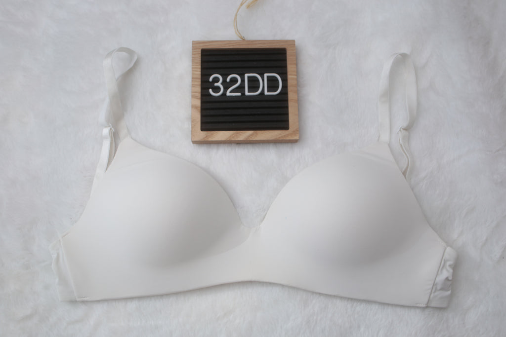 Victoria's Secret 32DD T-shirt Lightly Lined Wireless Bra White