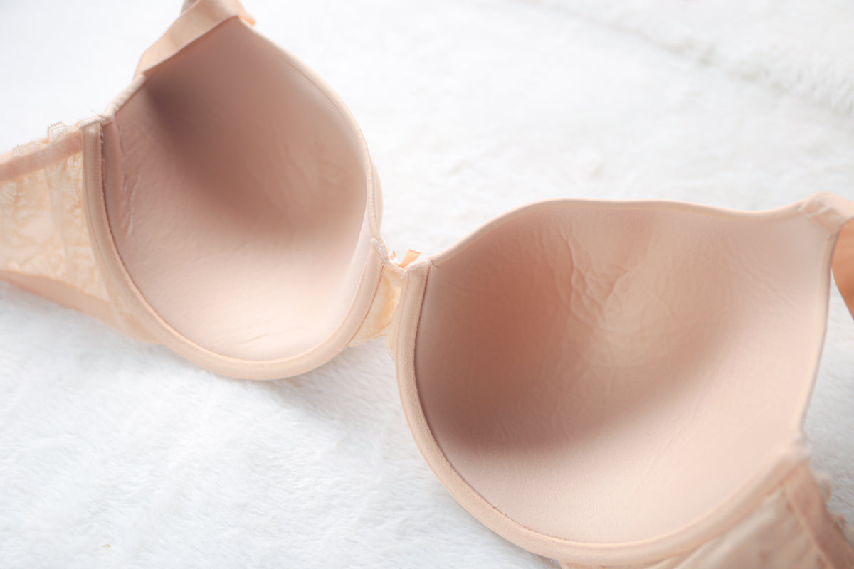 Curve Muse Molded Push-up T-shirt Bra Beige 48B