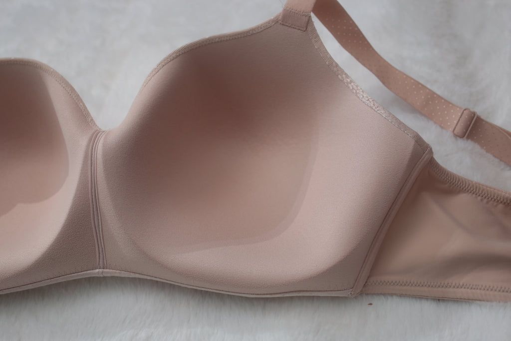 Wacoal 40DDD Back Appeal Wire Free 856303 Wireless Bra Nude