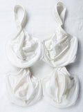 Wacoal Bodysuede 85185 Seamless Unlined Full Coverage Bra Ivory 32DDD Set of 2