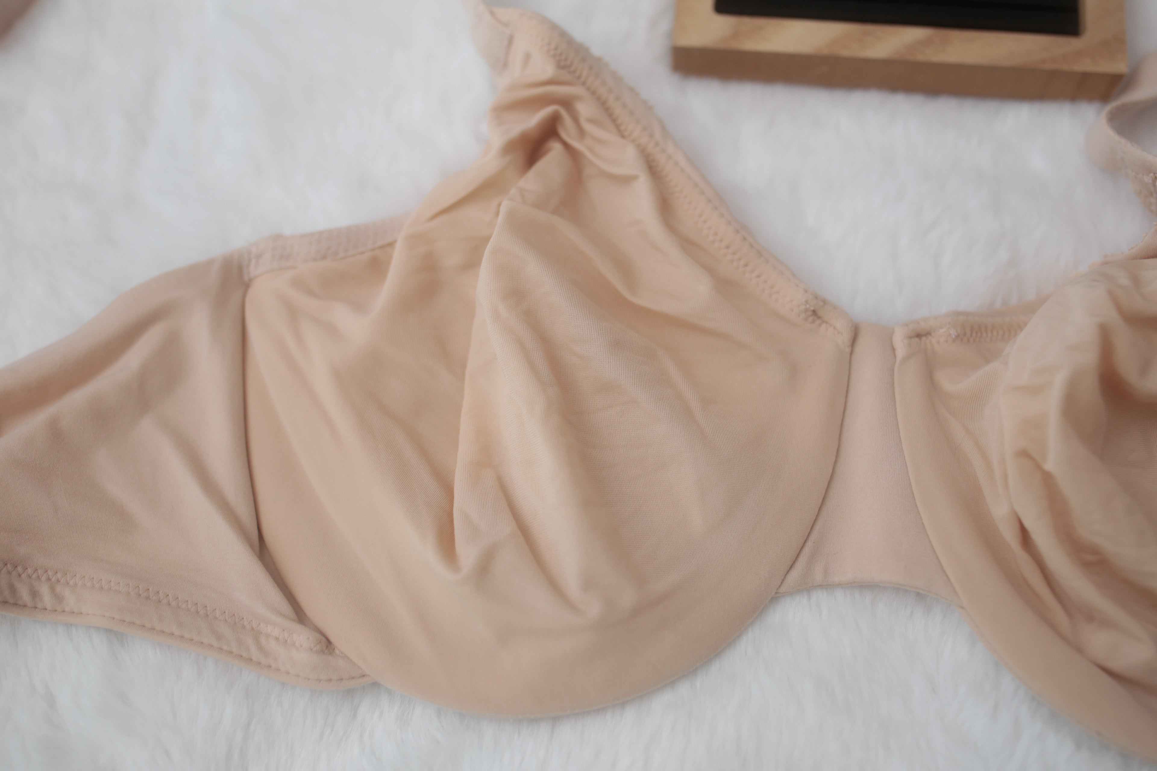 Wacoal 34D Perfect Primer Full Figure 855213 Underwire Bra Beige