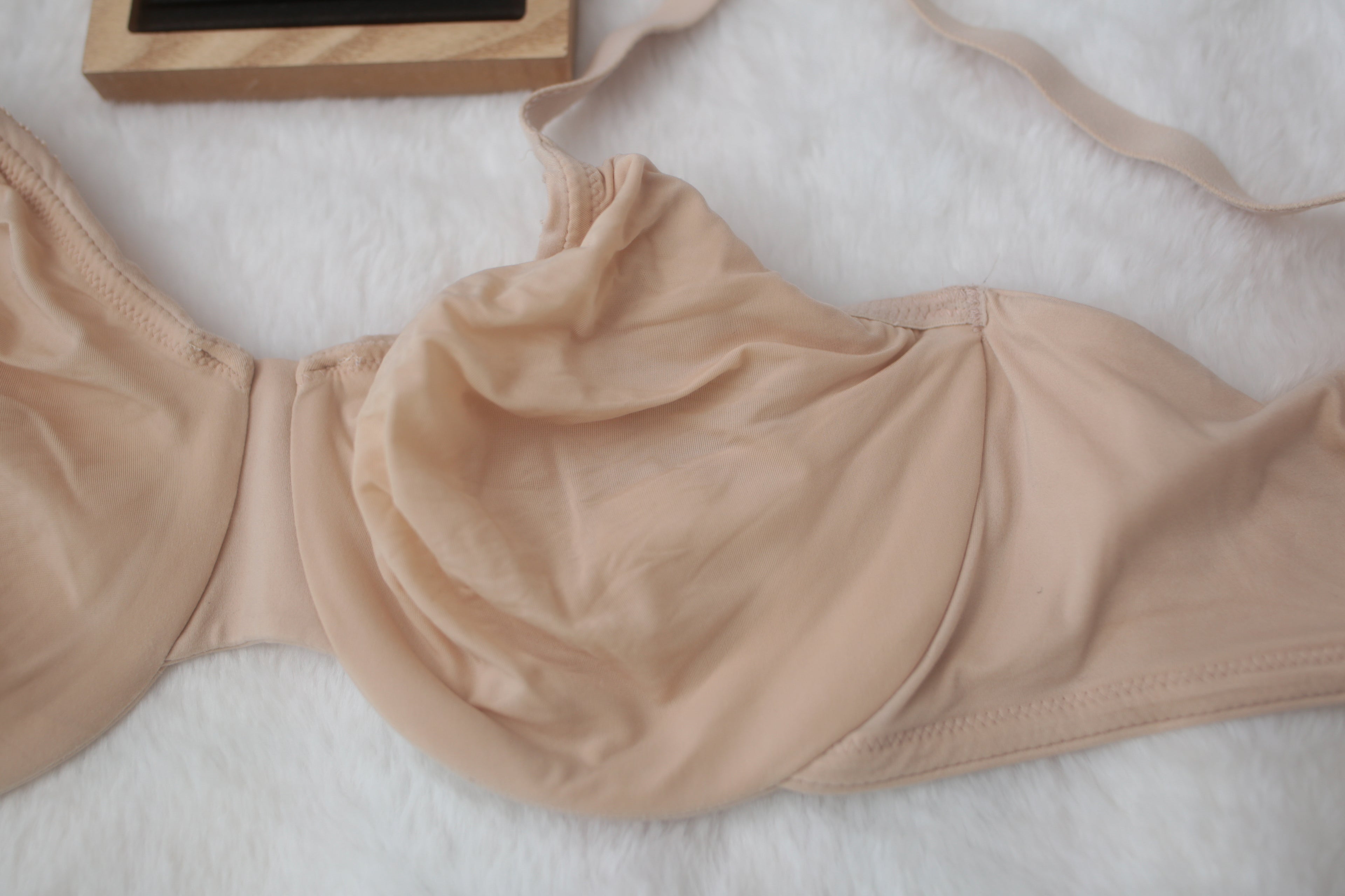 Wacoal 34D Perfect Primer Full Figure 855213 Underwire Bra Beige