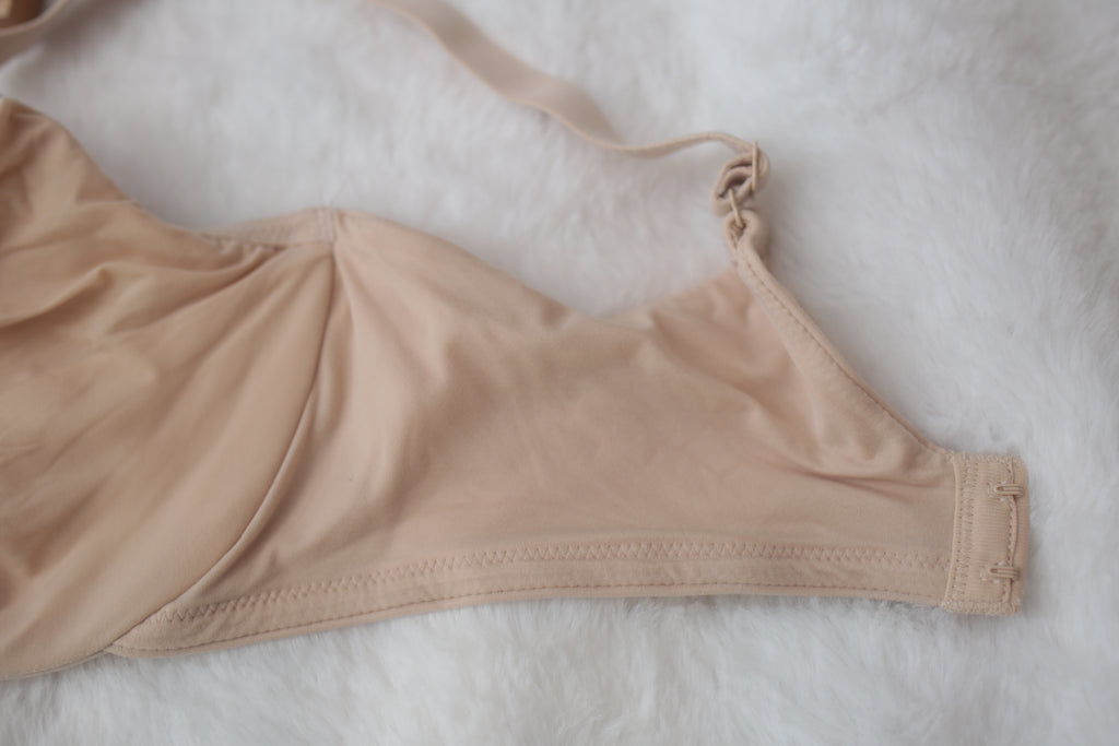 Wacoal 34D Perfect Primer Full Figure 855213 Underwire Bra Beige