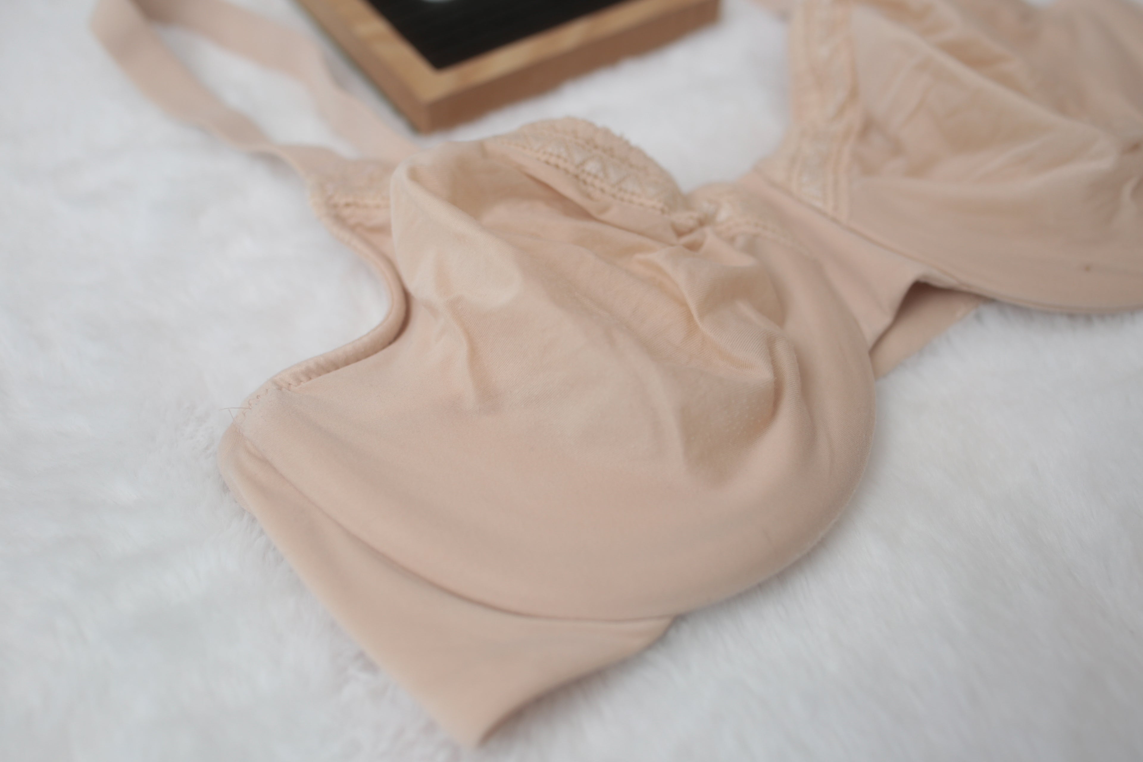 Wacoal 34D Perfect Primer Full Figure 855213 Underwire Bra Beige