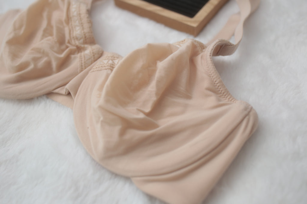 Wacoal 34D Perfect Primer Full Figure 855213 Underwire Bra Beige