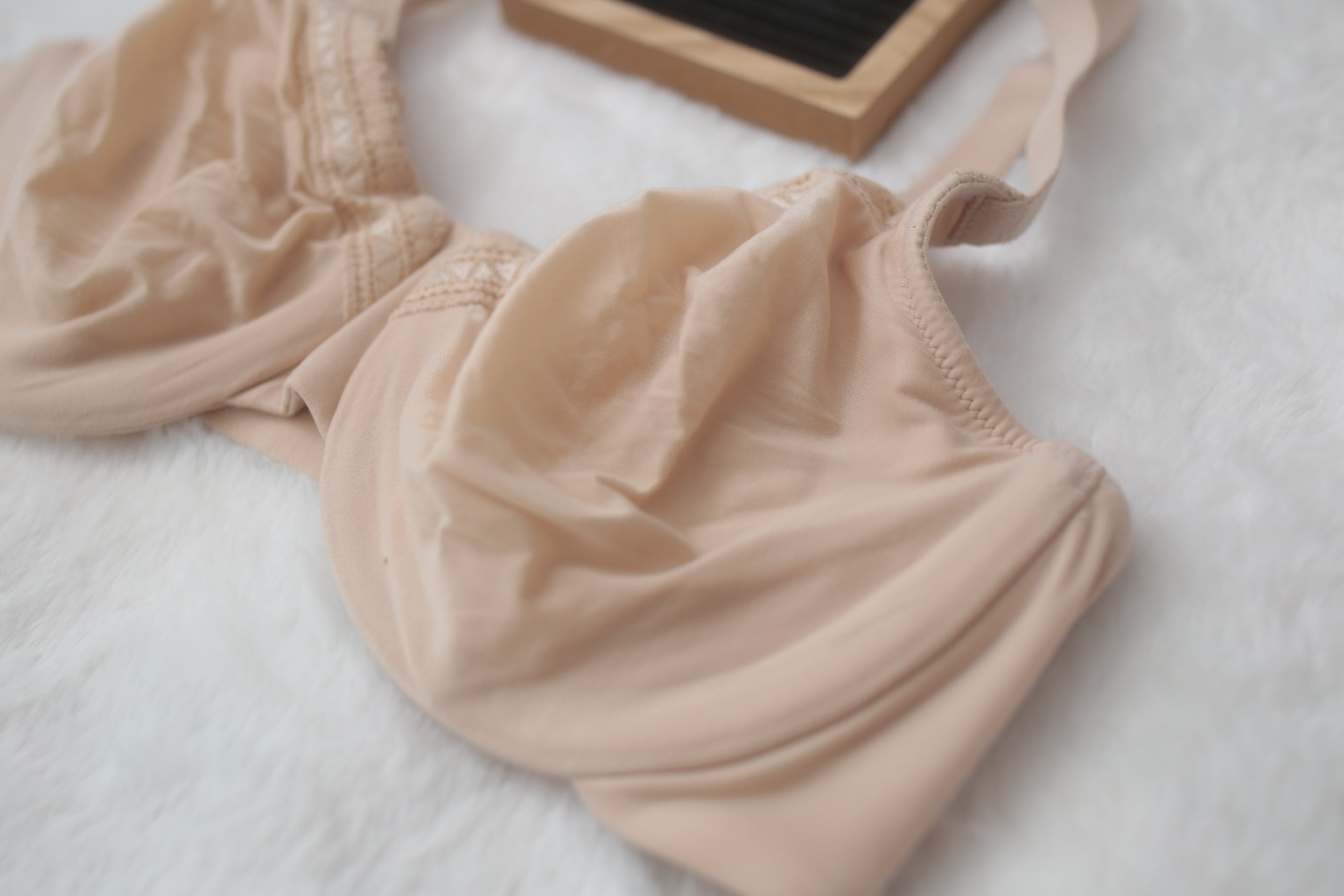 Wacoal 34D Perfect Primer Full Figure 855213 Underwire Bra Beige