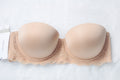 Calvin Klein Strapless Push-up T-shirt Bra Beige 32B Sony Costume NEW