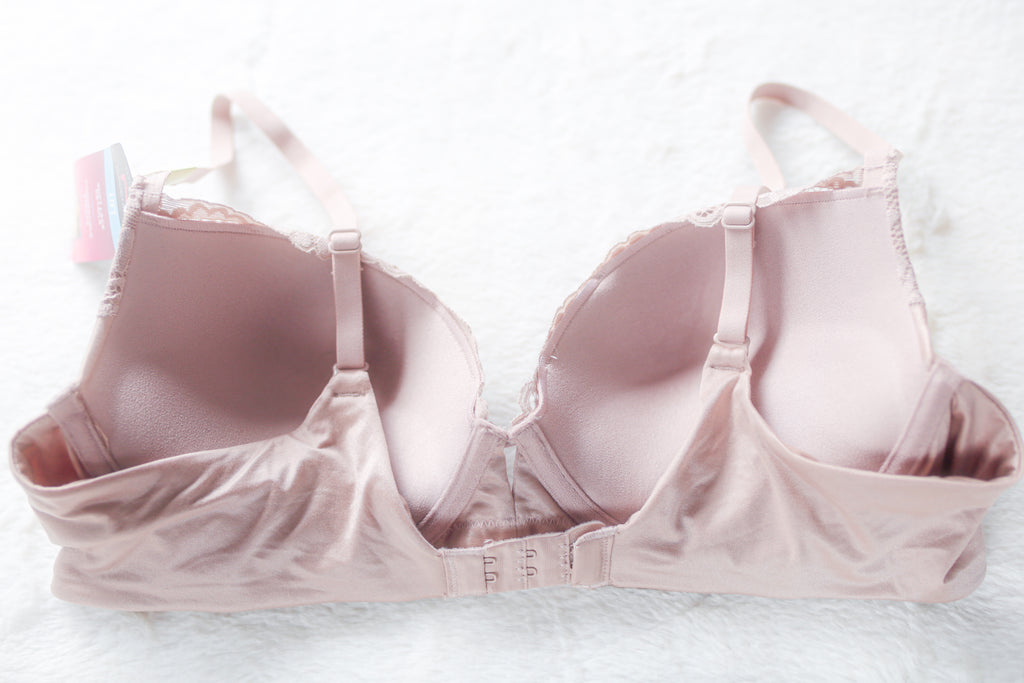 Maidenform Lift Padded Push-up Underwire T-shirt Bra Beige 36B NEW