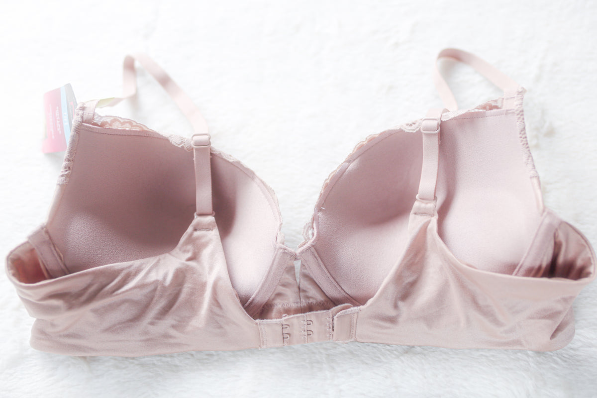 Maidenform Lift Padded Push-up Underwire T-shirt Bra Beige 36B NEW
