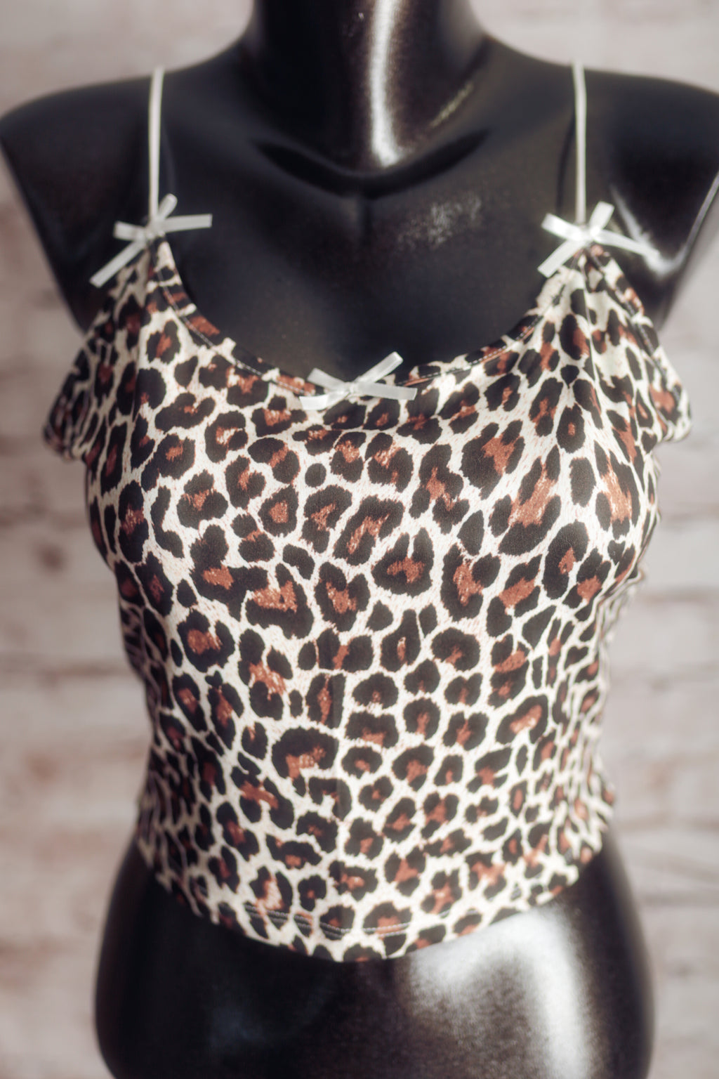 Stretch Cami Chemise Cheetah Leopard Medium