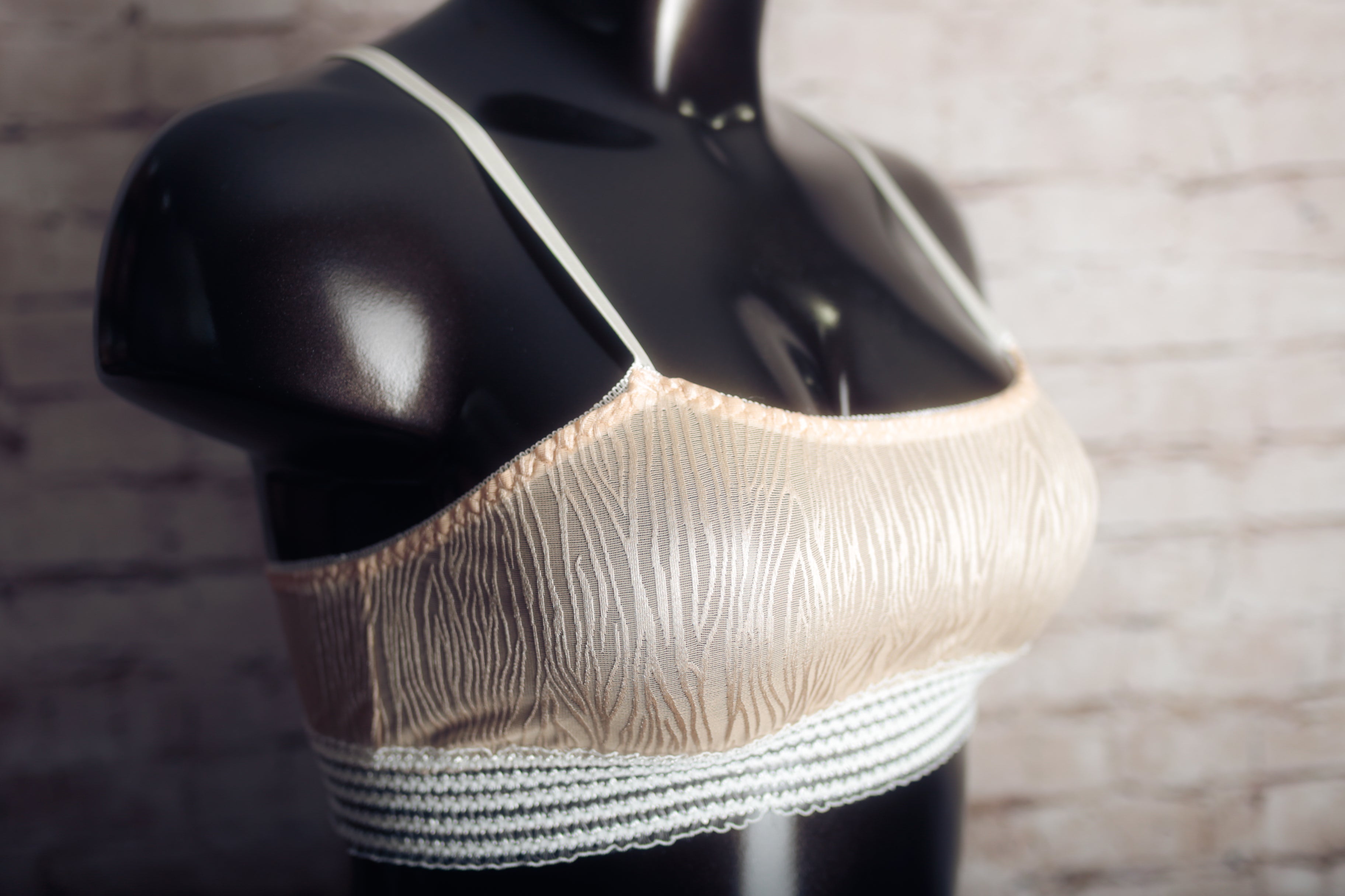 Unlined Sheer Wireless Soft Bralette Bra 2XL XXL