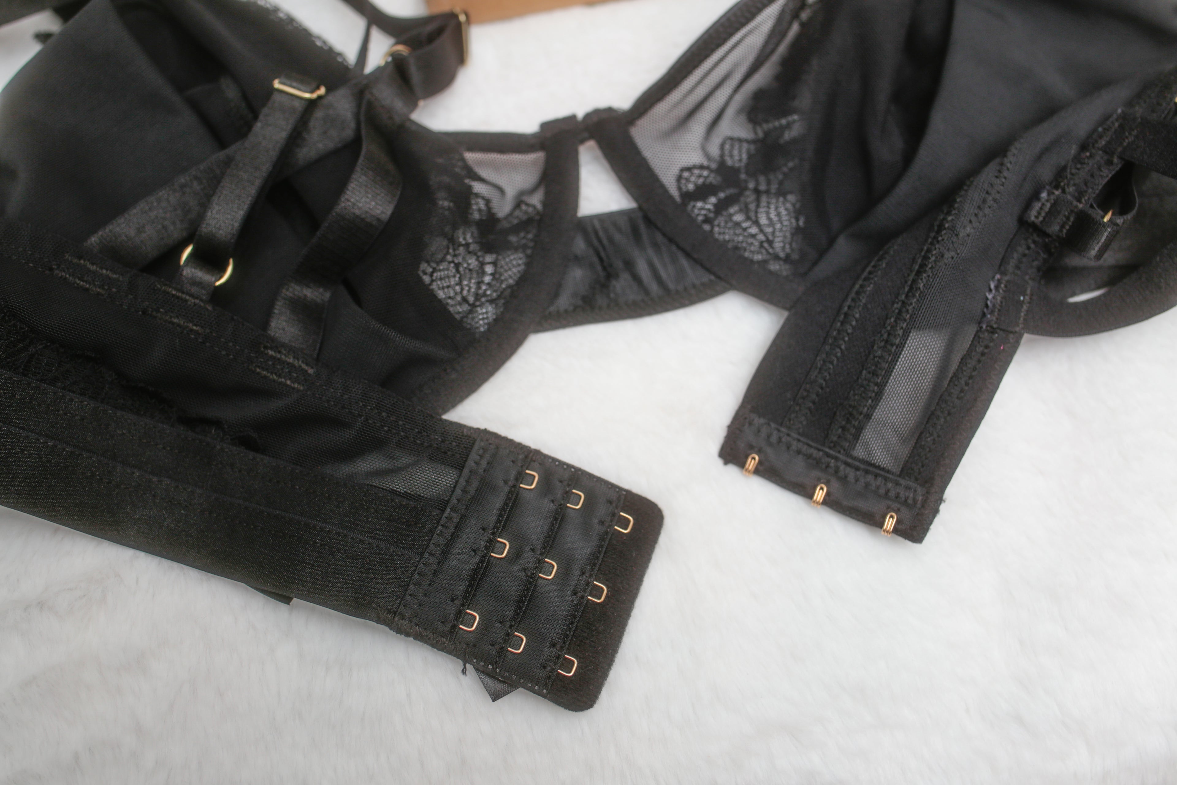 Torrid Curve Demi Underwire Bra 1 14-16 42-44" Bust 1XL Black Mesh