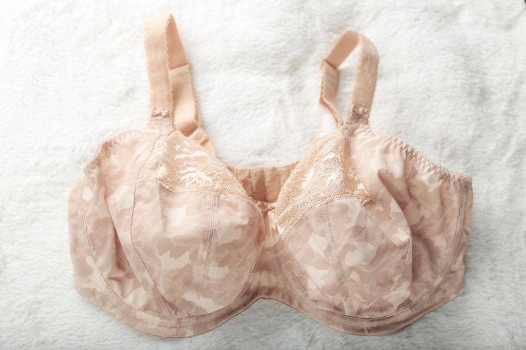 Elomi US 36I UK 36G EL4110 Morgan Underwire Stretch Banded Bra Beige