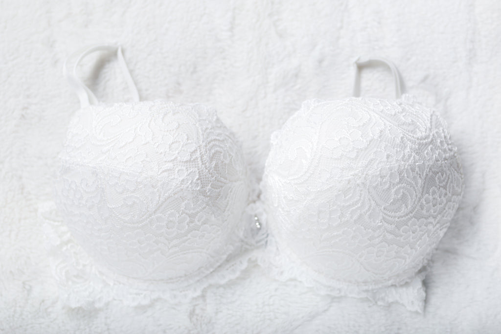 Smart & Sexy Add 2 Cup Sizes Push-Up Bra White Lace 36C