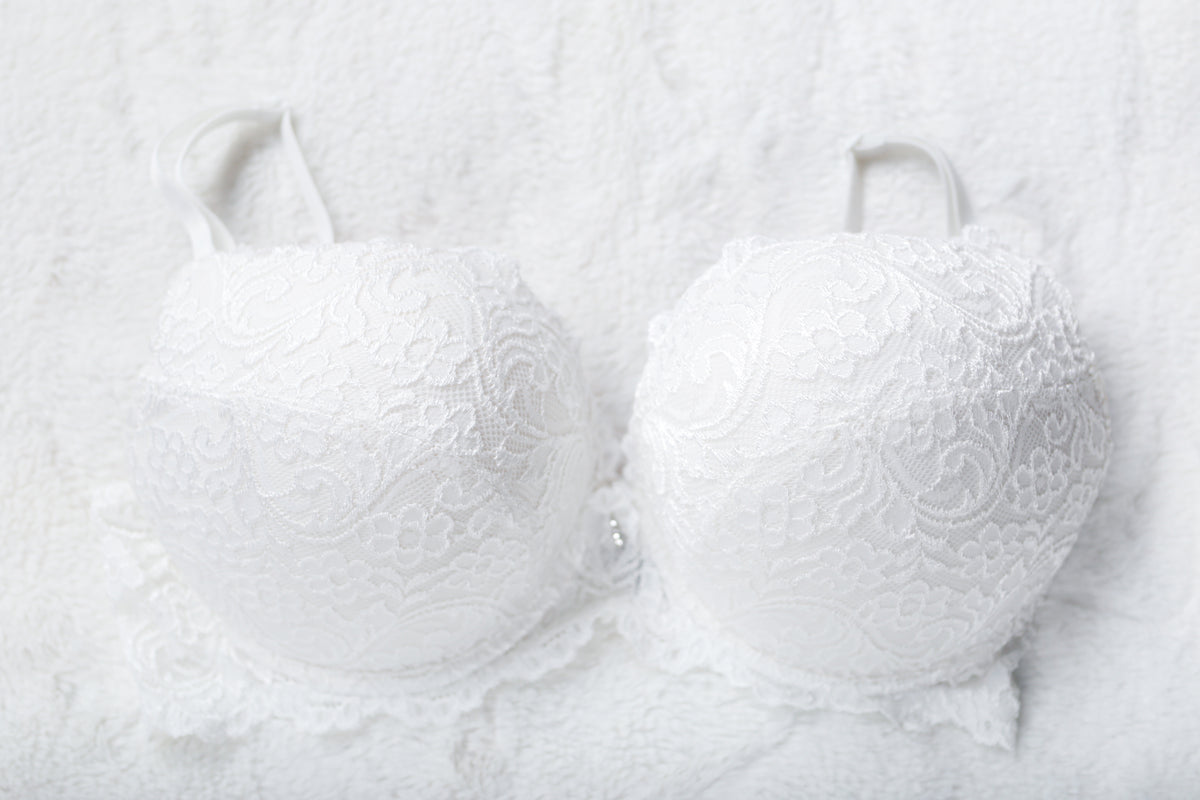 Smart & Sexy Add 2 Cup Sizes Push-Up Bra White Lace 36C