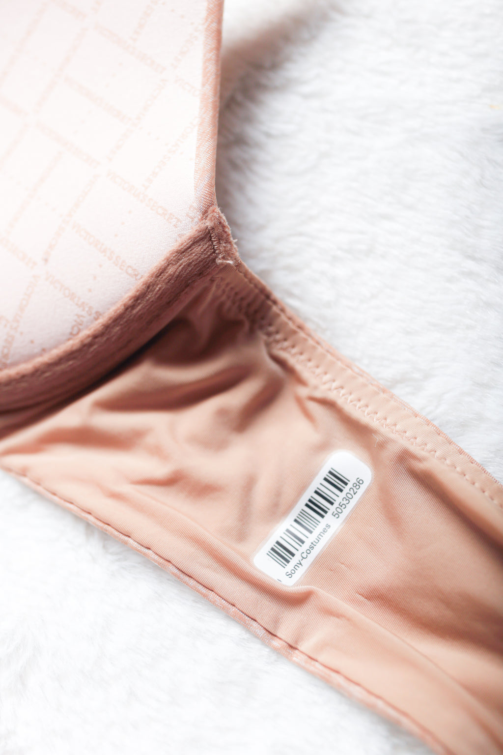 Victoria's Secret Padded Perfect Coverage T-shirt Bra 32B Beige NEW