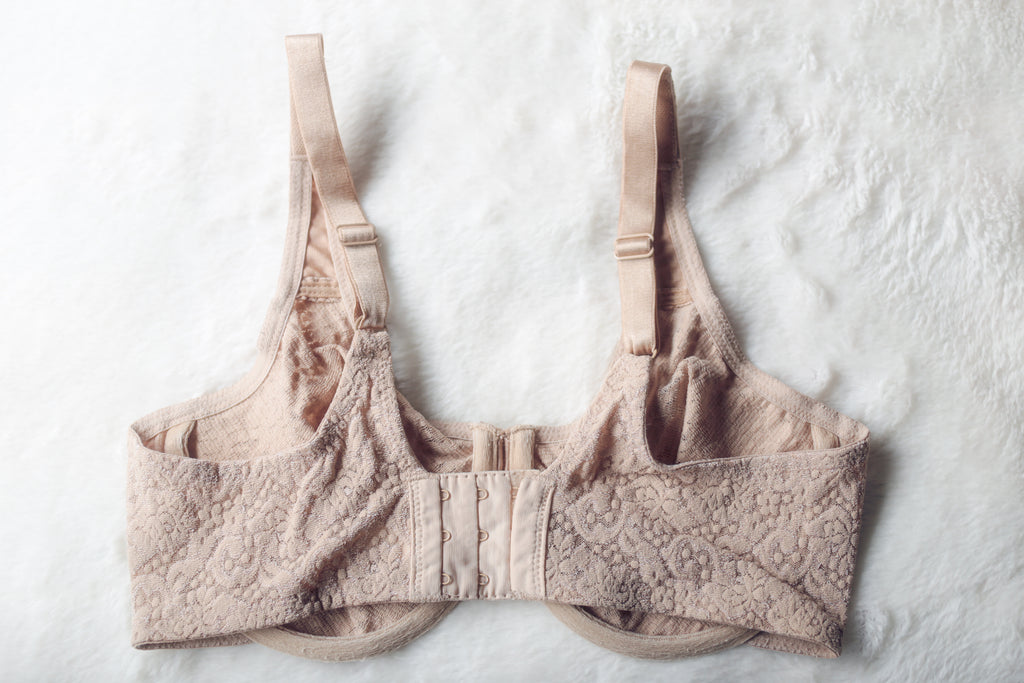 Wacoal 34D Halo Lace 65547 Full Coverage Underwire Bra Beige