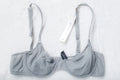 Cosabella Soire Molded Unlined Mesh Microfiber Bra Gray 32B NEW