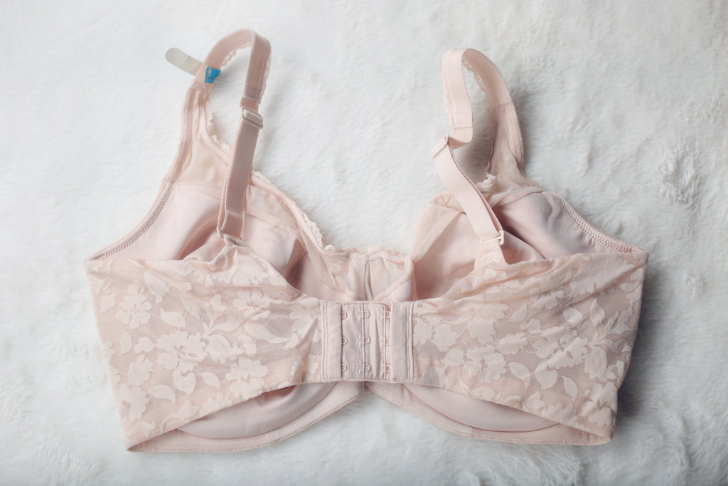 Bali 36DDD Lace N' Smooth 6590 Full Figure Underwire Bra Pink NEW