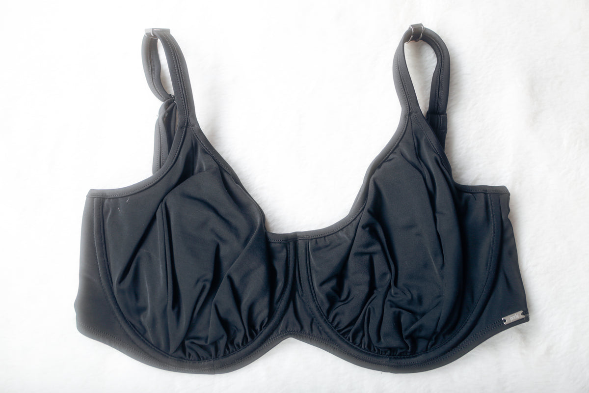 30ff Size Panache Swim 30H 30FF Underwire Bikini Top Bra Black – Billy's Bras