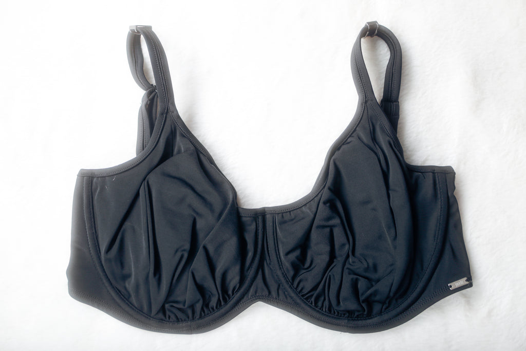 Panache Swim 30H 30FF Underwire Bikini Top Bra Black