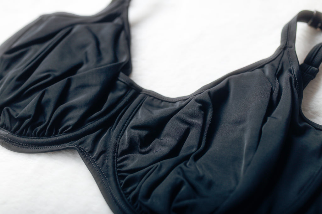 Panache Swim 30H 30FF Underwire Bikini Top Bra Black