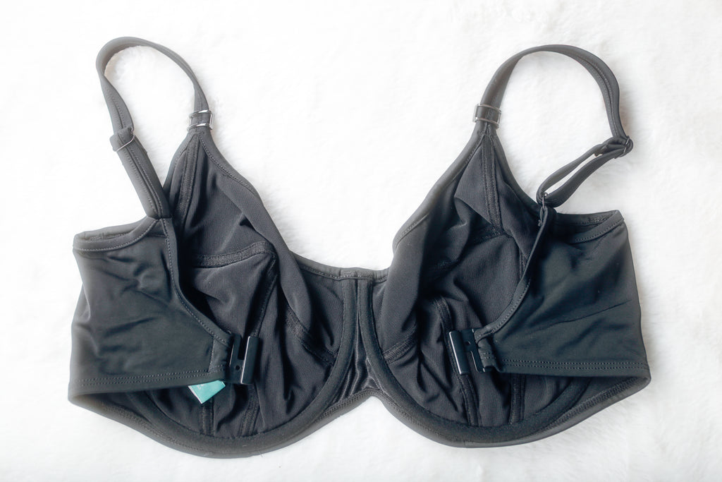 Panache Swim 30H 30FF Underwire Bikini Top Bra Black