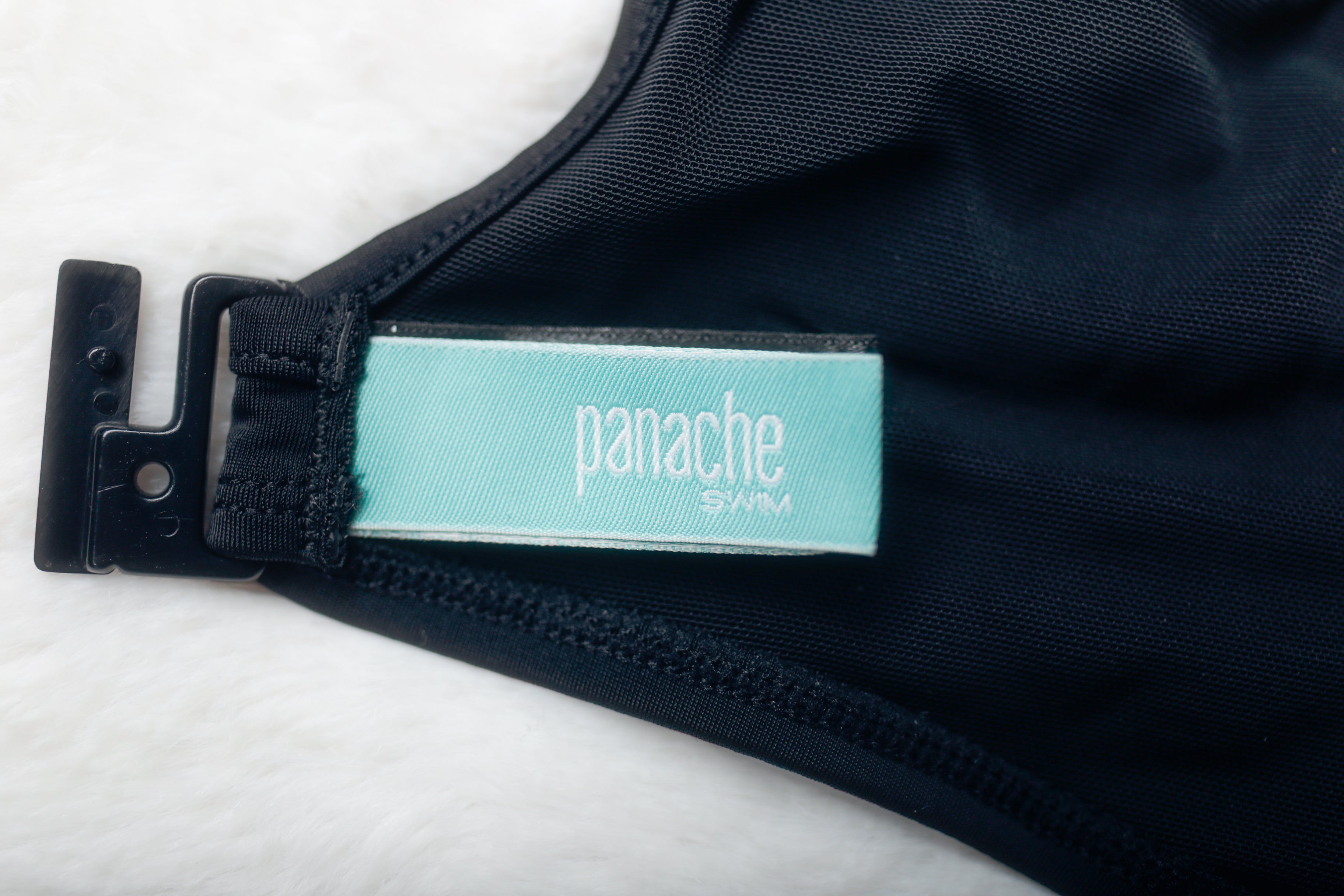 Panache Swim 30H 30FF Underwire Bikini Top Bra Black