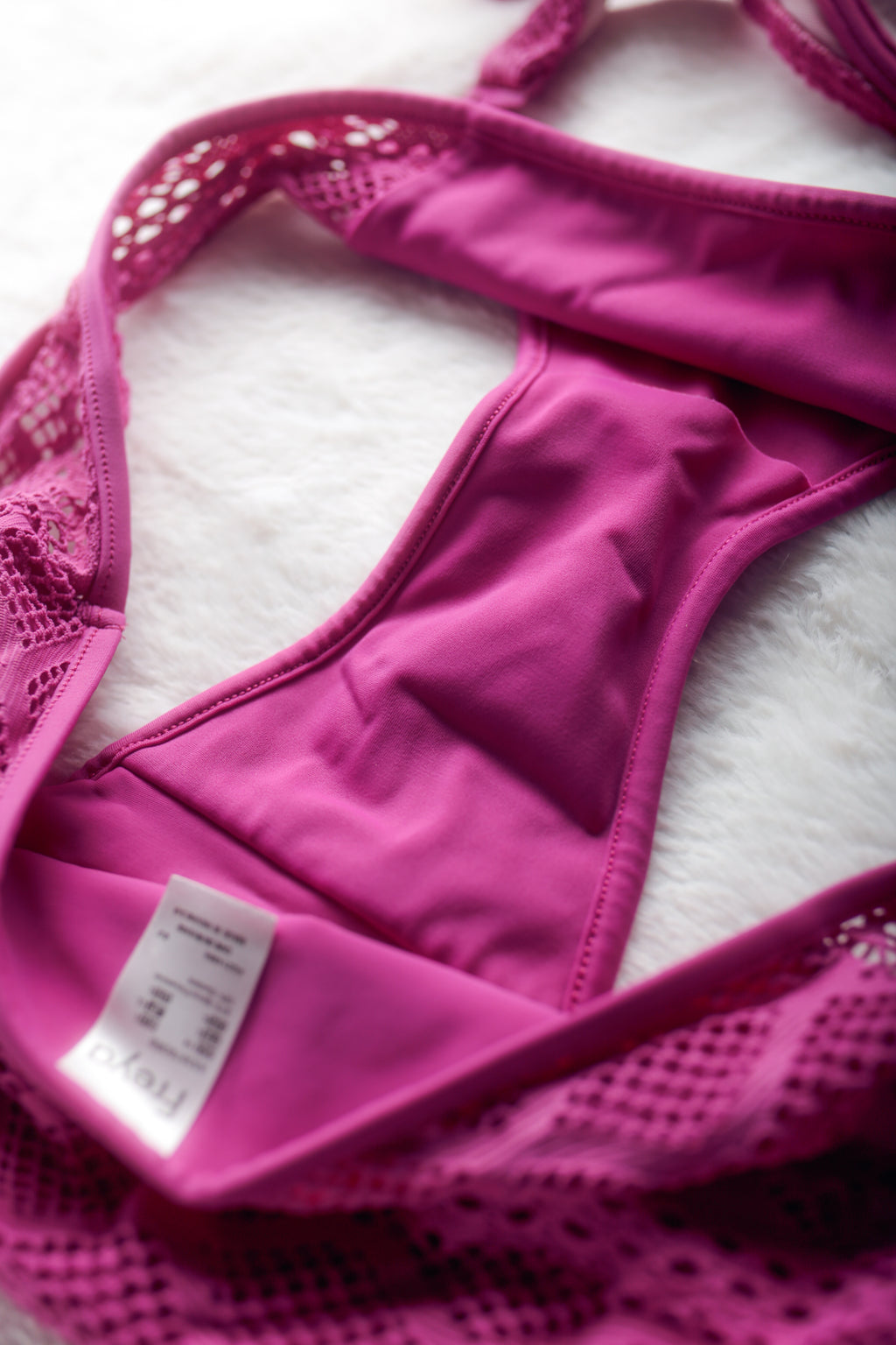 Freya US 32L UK 32HH Sundance Sweetheart Swim Bikini Top and Hipster Bottom Swimsuit SetUnderwire Pink