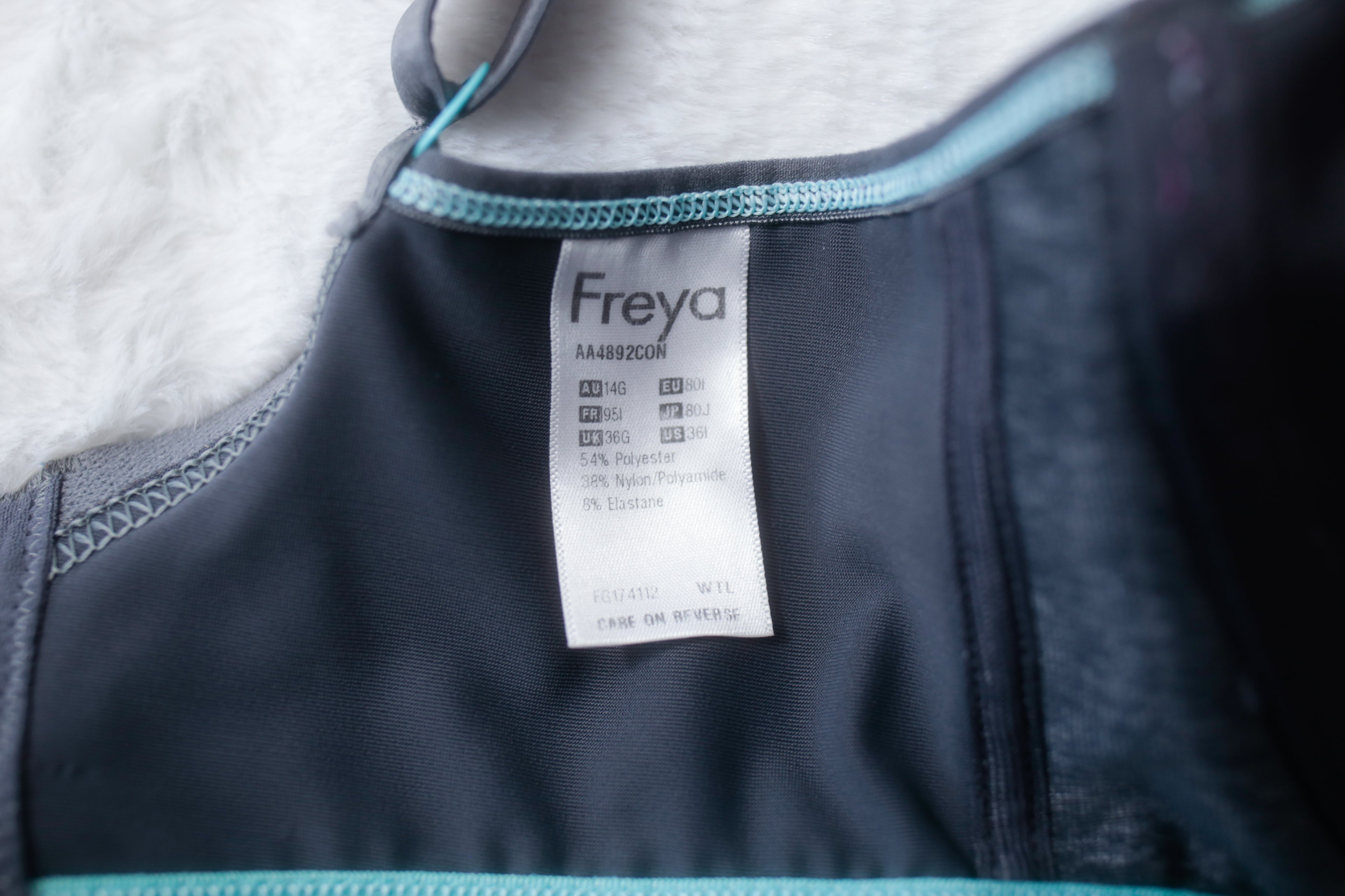 Freya 36I UK 36G AA4892 Sonic Sport Underwire Sports Bra