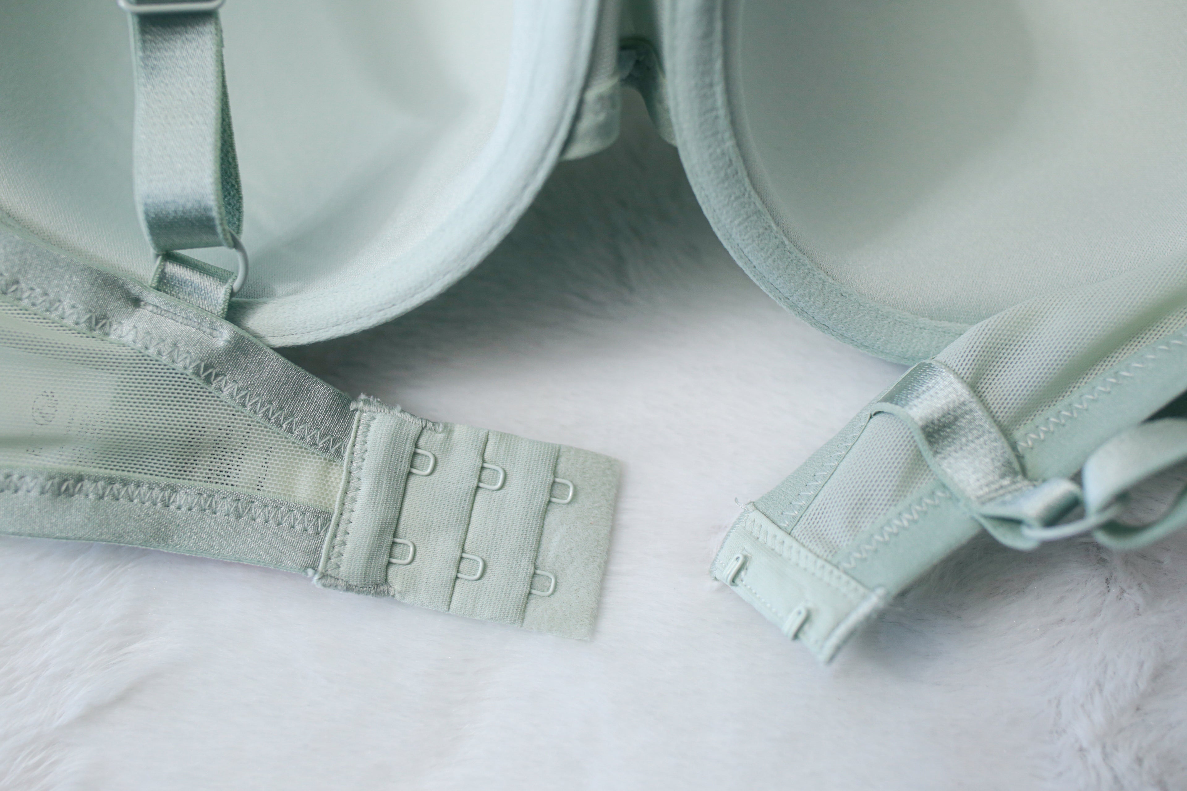 Hunkemoller 34DD Lace Padded Underwire Molded Bra Light Blue