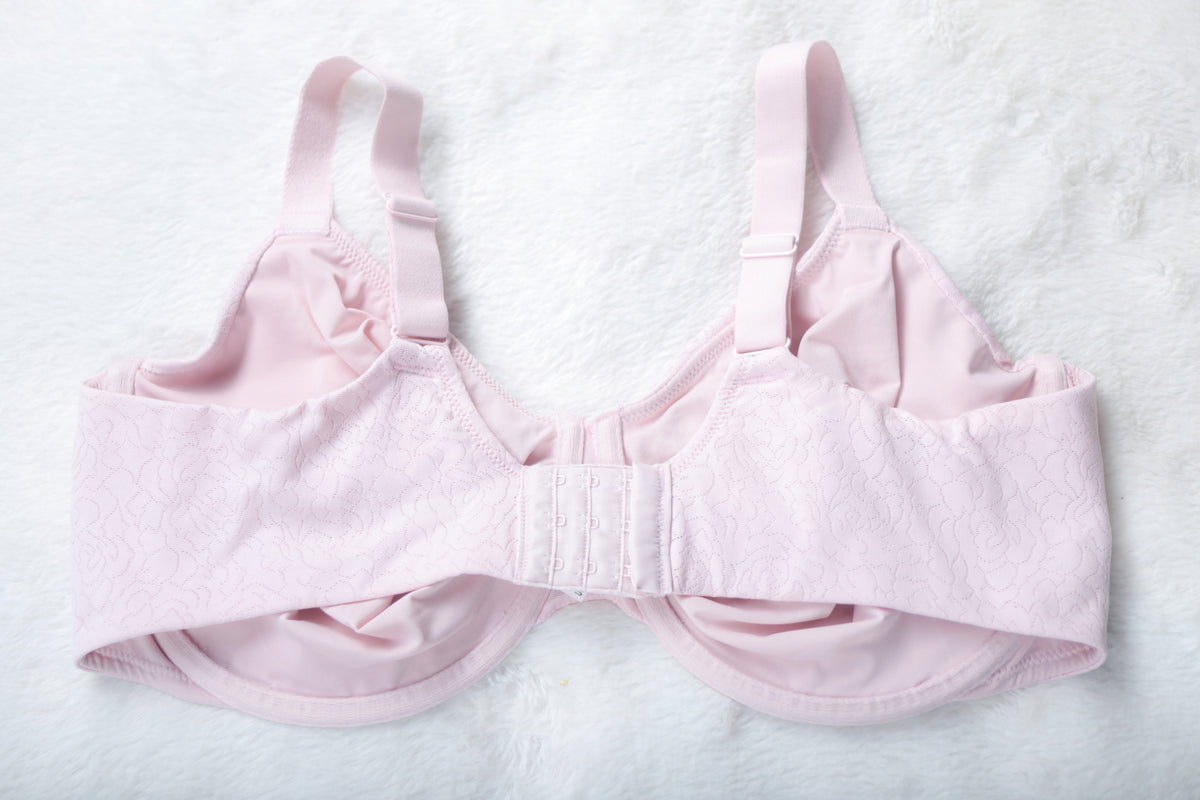 Wacoal Inside Job 855345 Underwire Side Support Bra Pink US 42DDD UK 42E