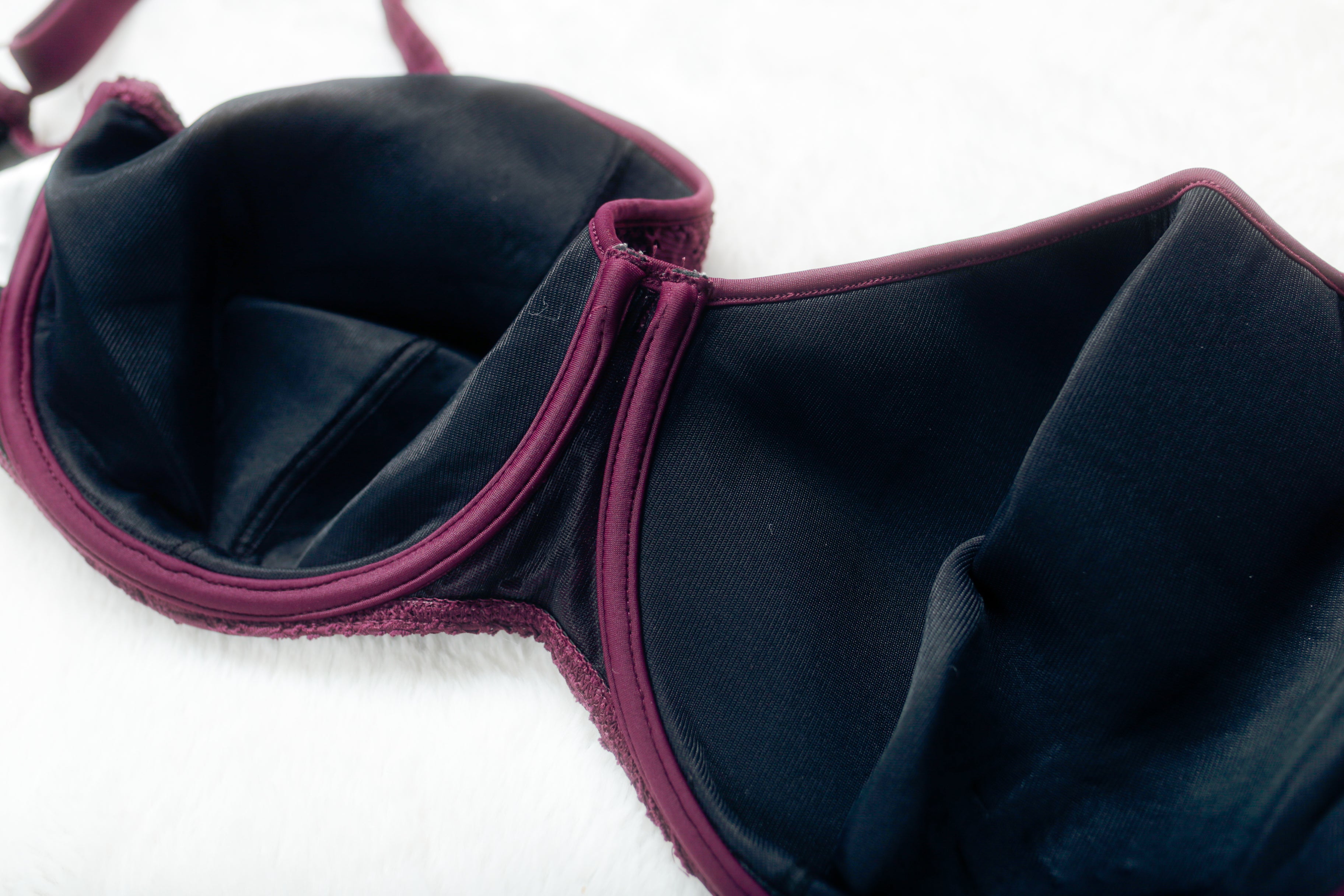 Freya US 32L UK 32HH Sundance Sweetheart Swim Bikini Top Swimsuit Underwire Purple