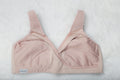 Glamorise 38D 38DD No Bounce Crossover Wireless Sports Bra Beige 1866