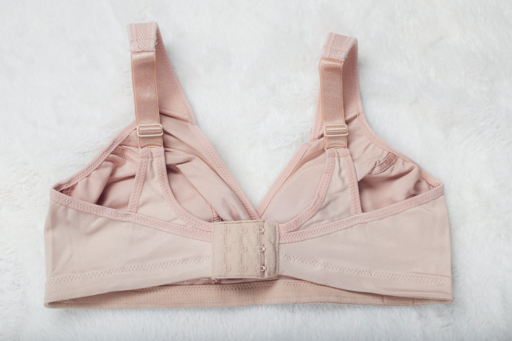 Glamorise 38D 38DD No Bounce Crossover Wireless Sports Bra Beige 1866