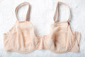 Aerie Smoothez Unlined Sheer Mesh Underwire Bra Beige 34DD