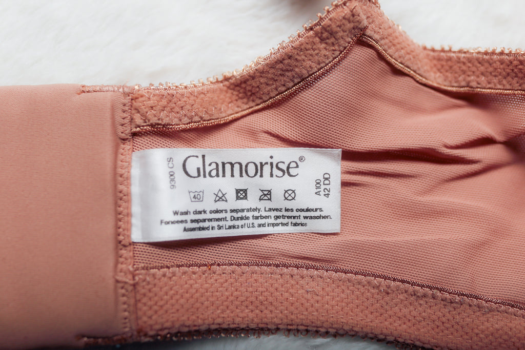 Glamorise MxG 42DD Soft Shoulder Full Coverage Wireless Bra Beige 9300