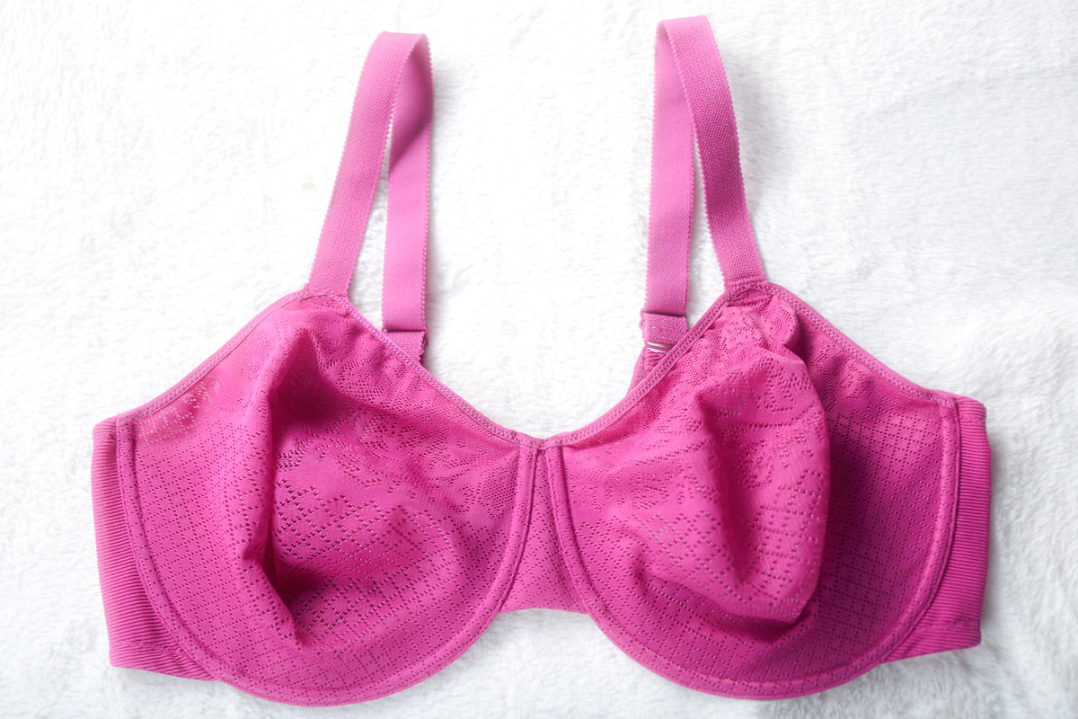 Wacoal Visual Effects Minimizer 857210 Full-coverage Unlined Bra Pink 42DD