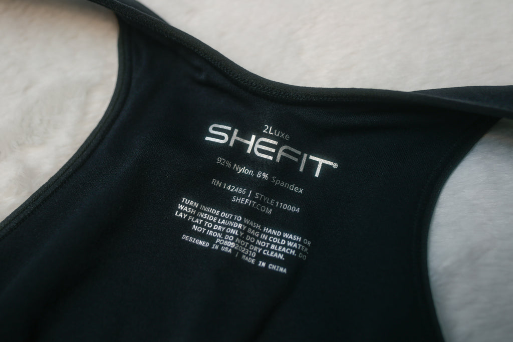 Shefit 2Luxe Lounge Wireless Comfort Front-zip Low-impact Sports Bra Black NEW