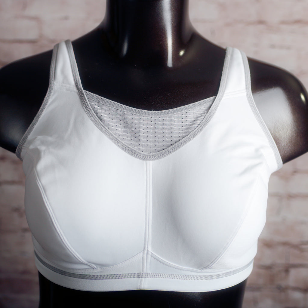 Glamorise 42DD No Bounce Camisole Elite Sports Bra White 1067
